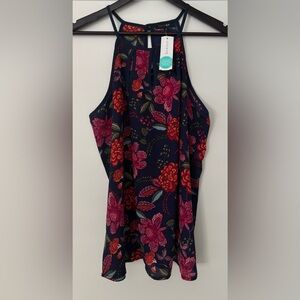 Papermoon Navy Walita Cutout Detail Blouse